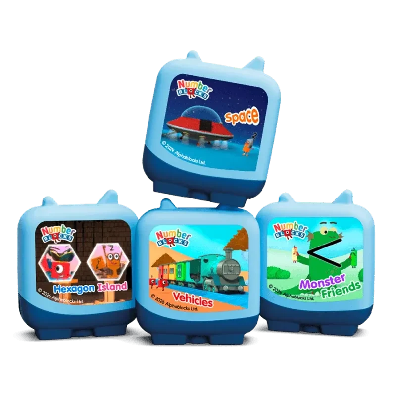 Numberblocks Pocket Tonies - 4 Pack